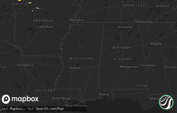Hail map preview on 05-06-2011