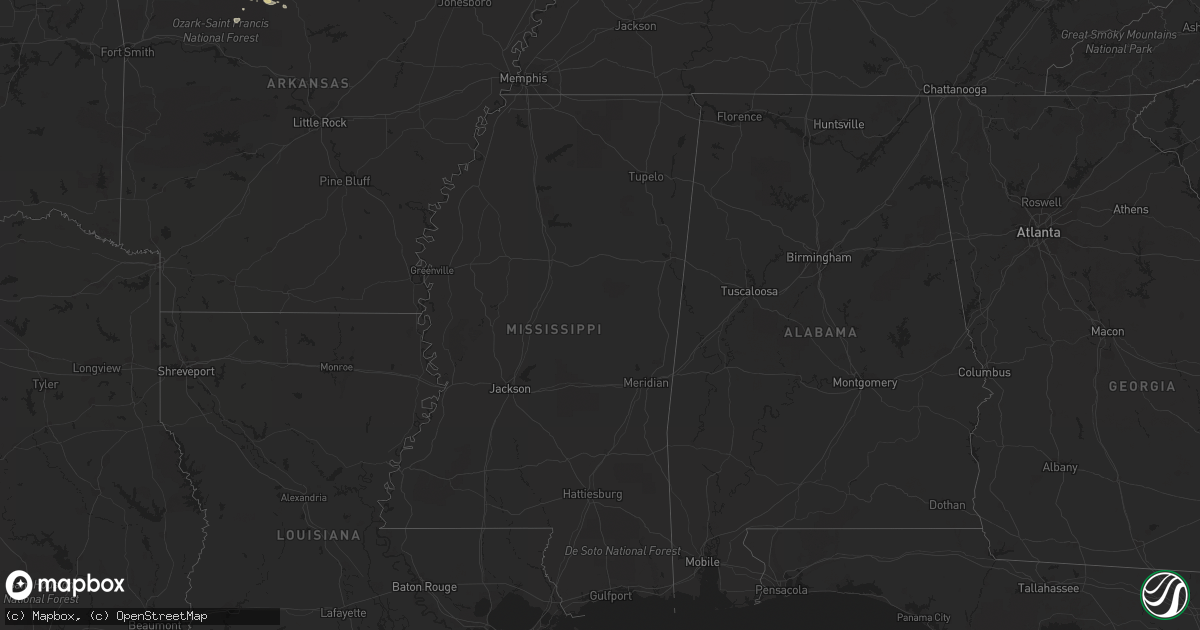 Hail map on May 6, 2011