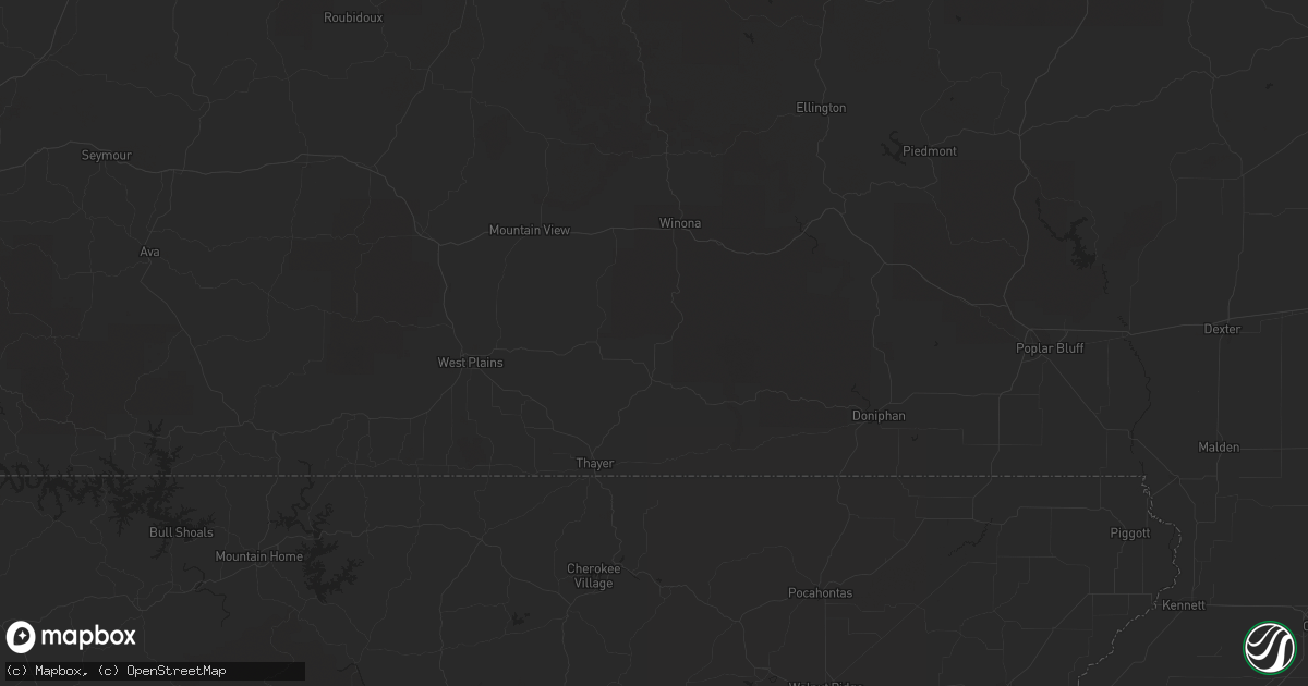 Hail map in Raymore, MO on May 6, 2012
