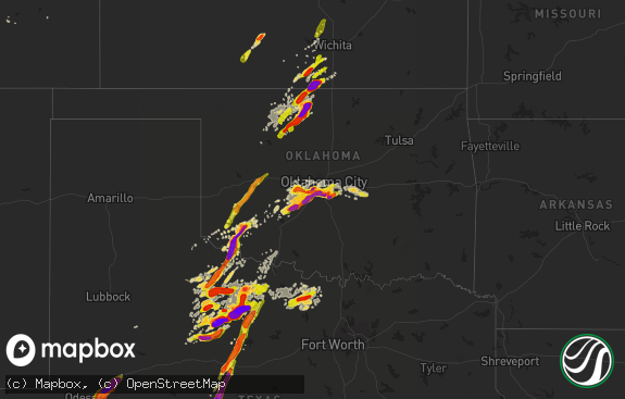 Hail map preview on 05-06-2015