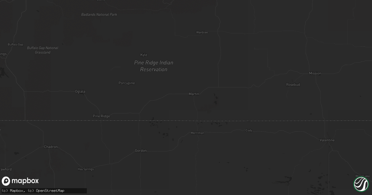 Hail map in Torrington, WY on May 6, 2016
