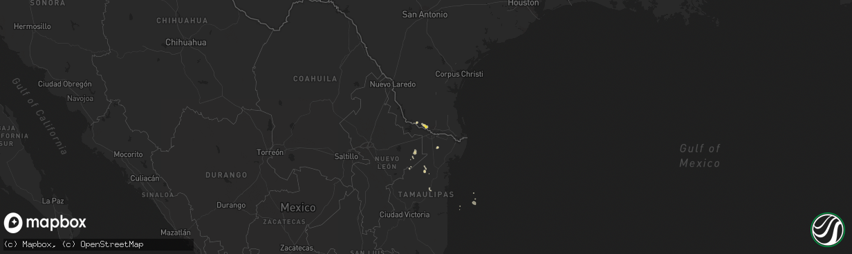 Hail map on May 6, 2020