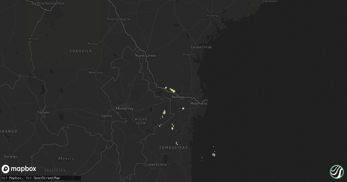 Hail map on May 6, 2020