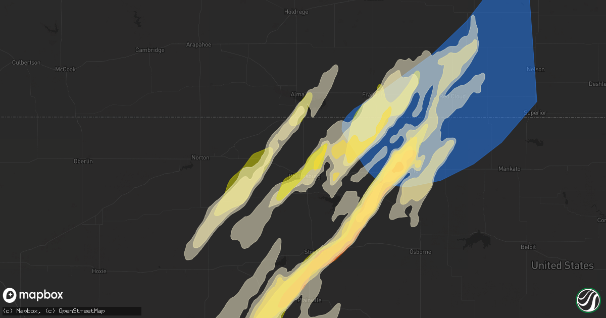 Hail map in Phillipsburg, KS on May 6, 2024
