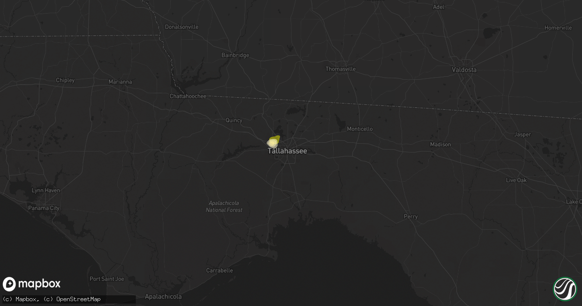 Hail map in Tallahassee, FL on May 6, 2024