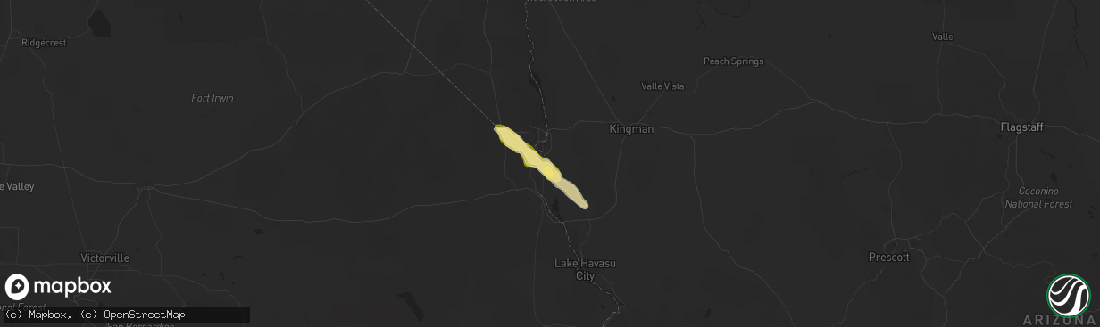 Hail map in Fort Mohave, AZ on May 6, 2025
