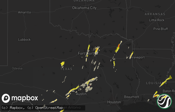 Hail map preview on 05-06-2025