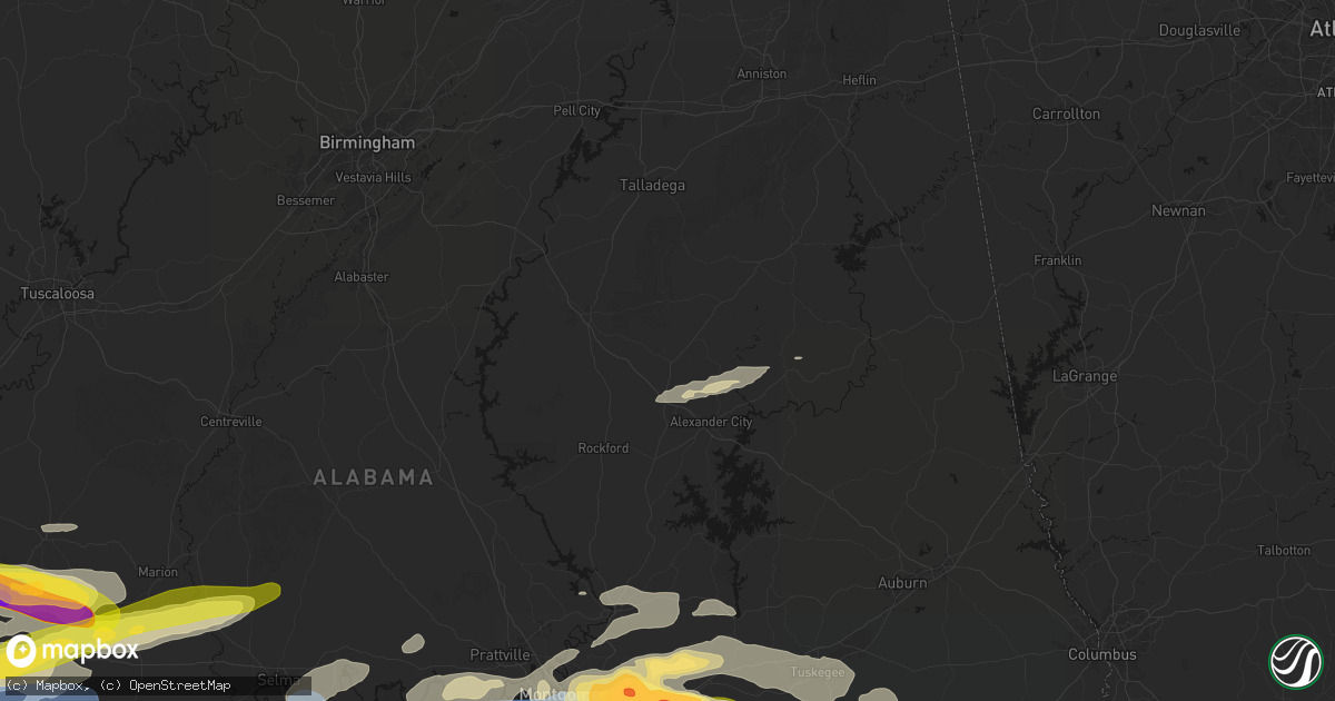 Hail map in Goodwater, AL on May 6, 2026