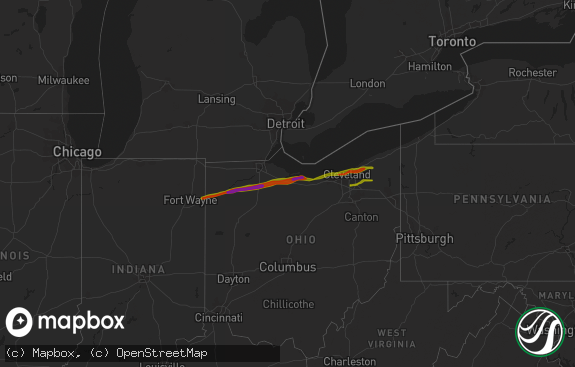 Hail map preview on 05-07-2010