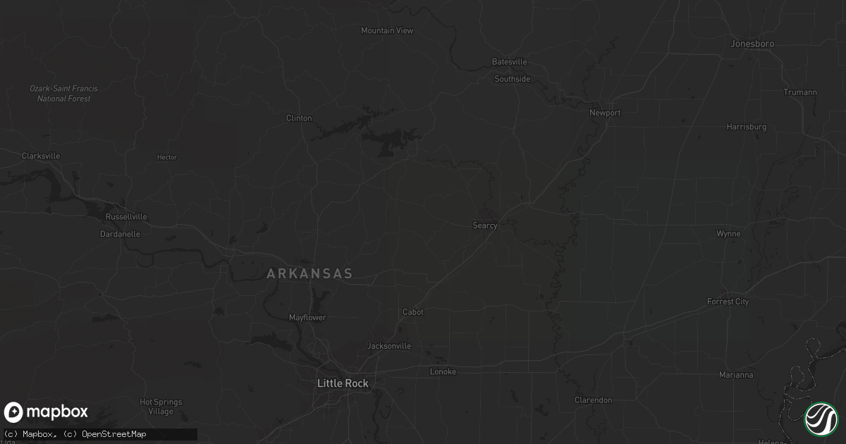 Hail map in Mount Pleasant, TX on May 7, 2012