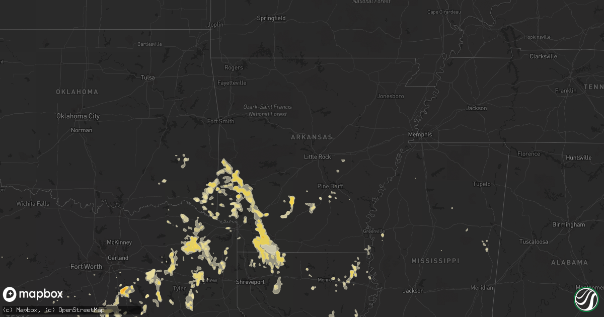 Hail map in Ohio on May 7, 2012