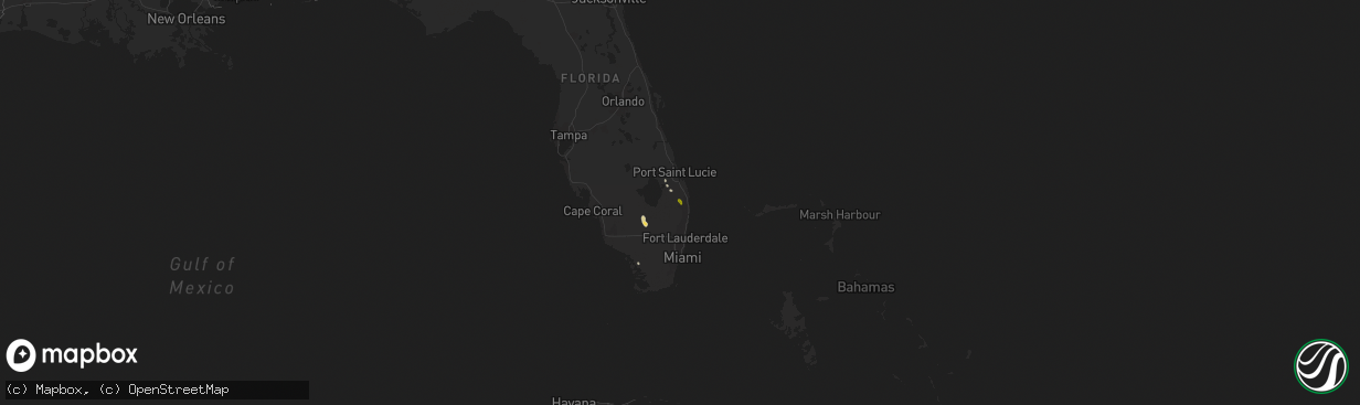 Hail map on May 7, 2019