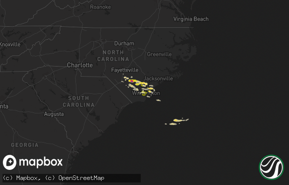 Hail map preview on 05-07-2021