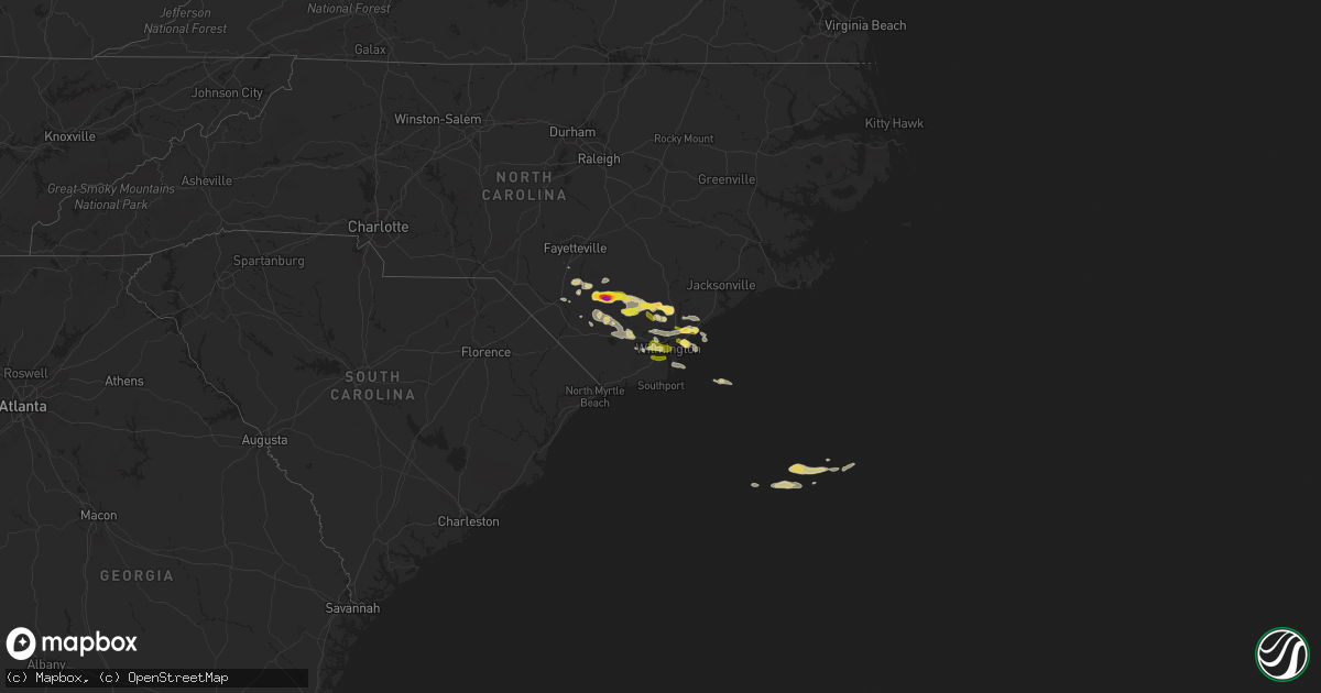 Hail map on May 7, 2021