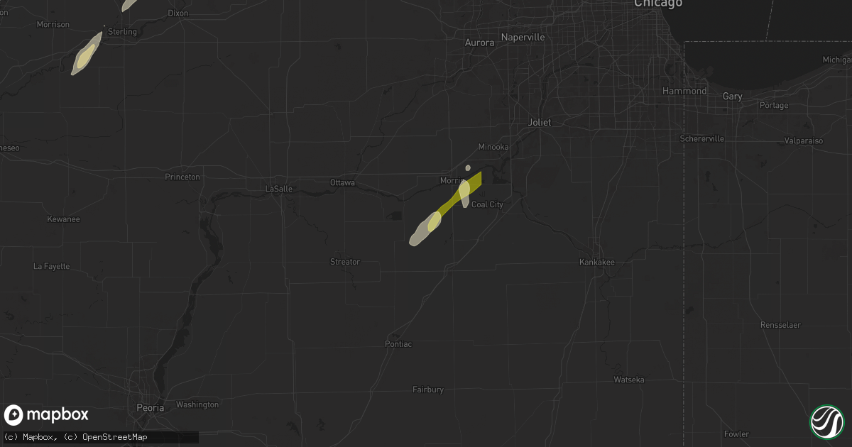 Hail map in Verona, IL on May 7, 2024