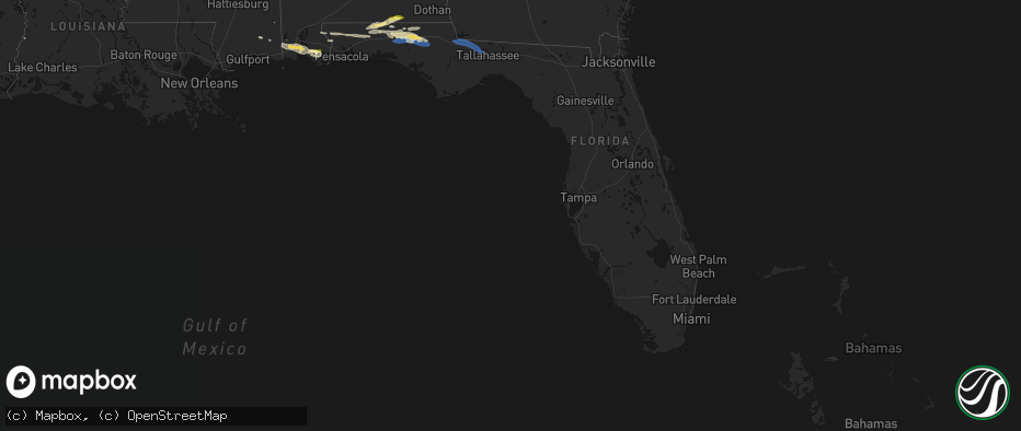 Hail map in Florida on May 7, 2026