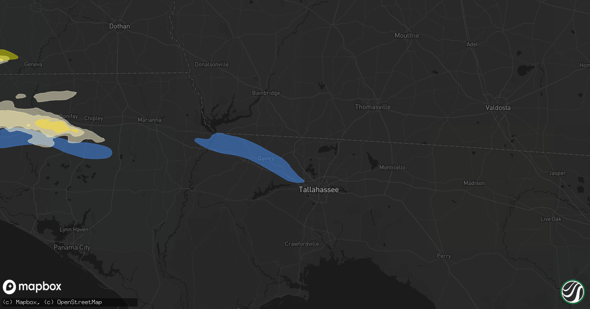 Hail map in Havana, FL on May 7, 2026