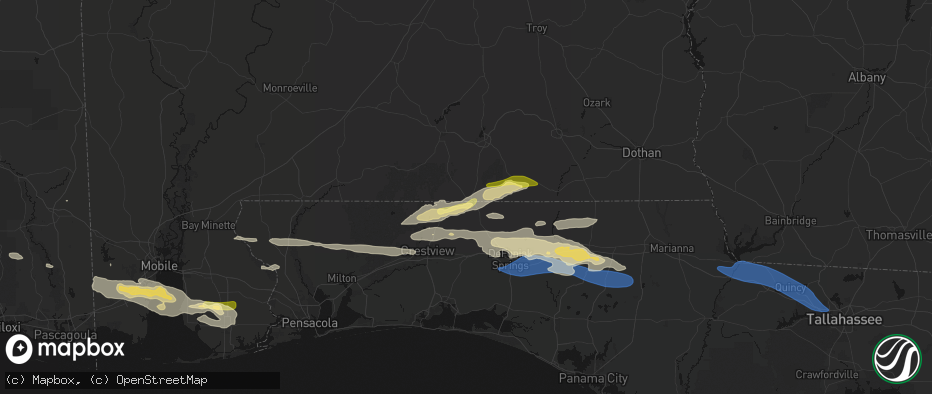 Hail map in Lockhart, AL on May 7, 2026