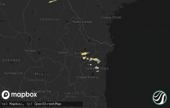 Hail map preview on 05-07-2026