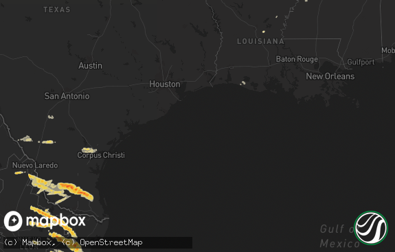 Hail map preview on 05-08-2012