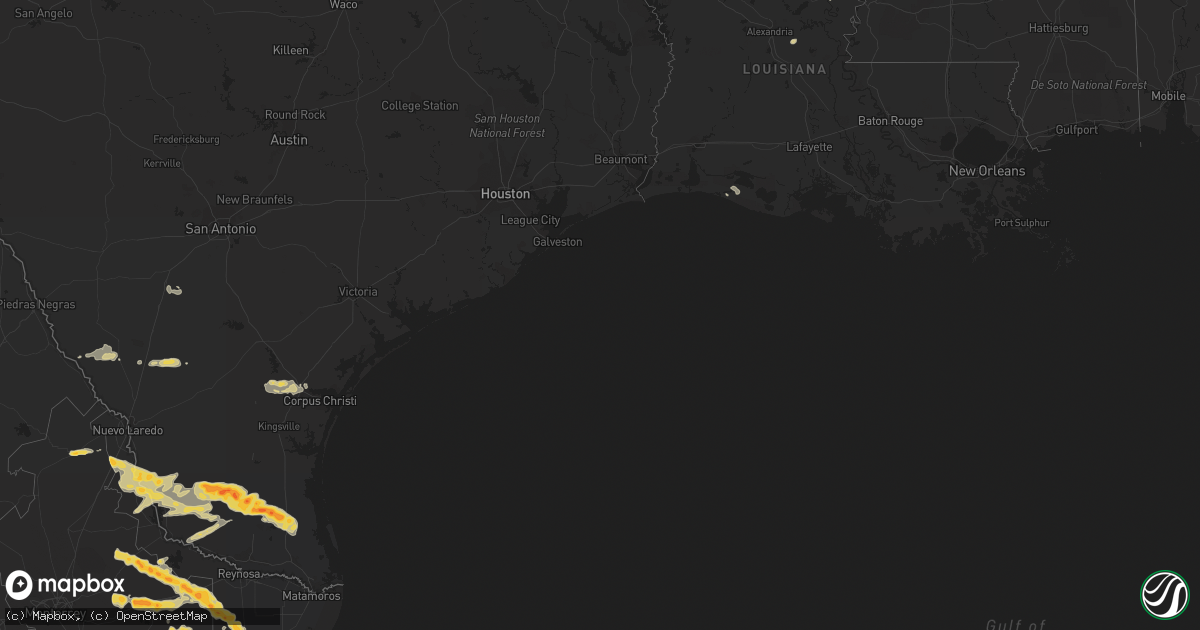 Hail map on May 8, 2012