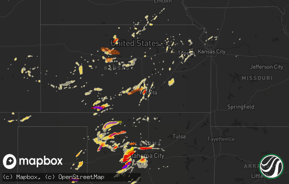 Hail map preview on 05-08-2013