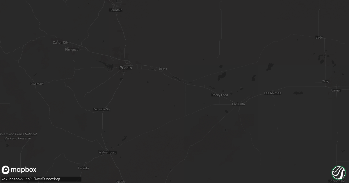 Hail map in Clarkston, WA on May 8, 2023