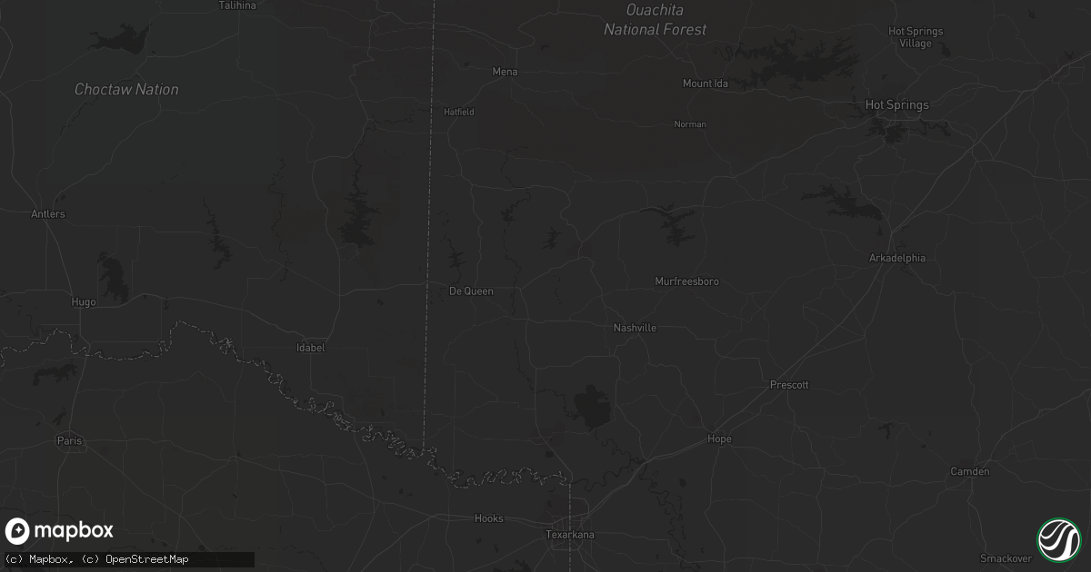 Hail map in Deepwater, MO on May 8, 2023