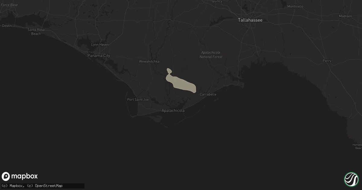 Hail map in Eastpoint, FL on May 8, 2025