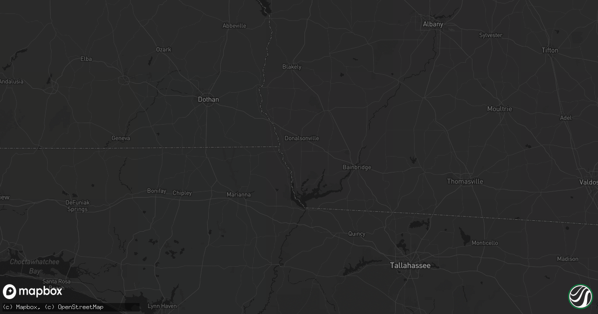 Hail map in Donalsonville, GA on May 8, 2026