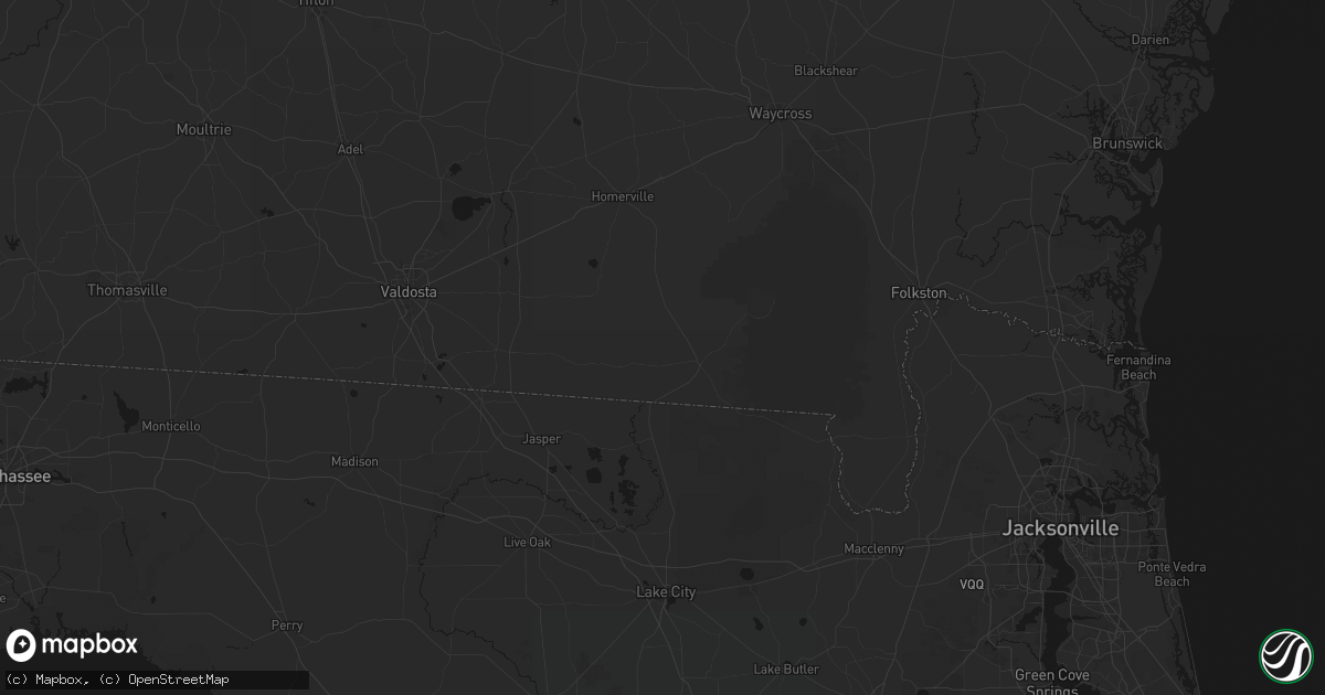 Hail map in Fargo, GA on May 8, 2026
