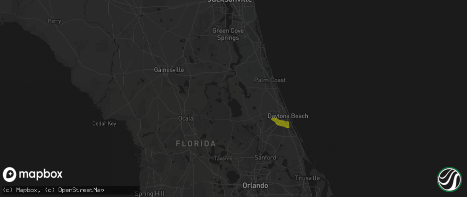 Hail map in Georgetown, FL on May 8, 2026