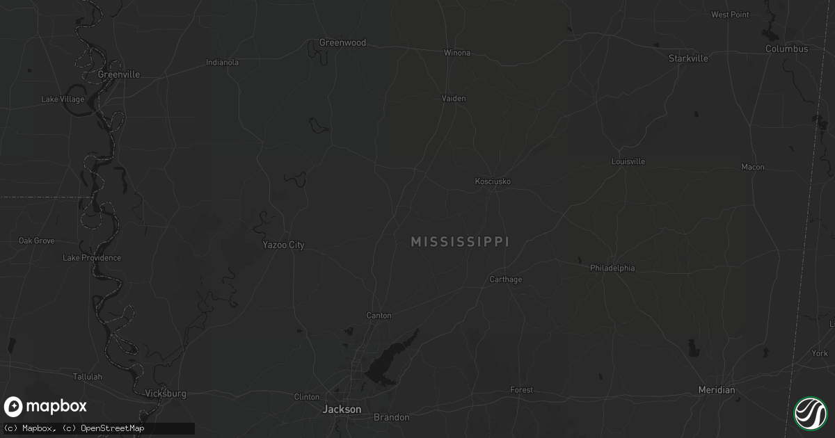 Hail map in Goodman, MS on May 8, 2026