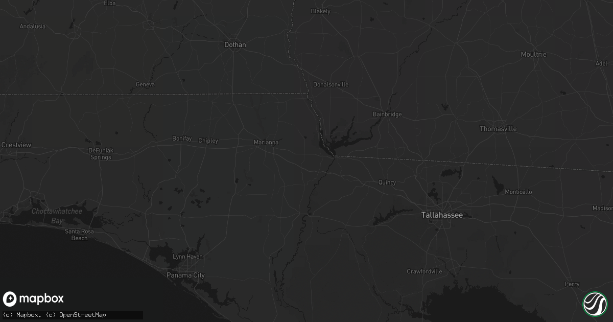 Hail map in Grand Ridge, FL on May 8, 2026