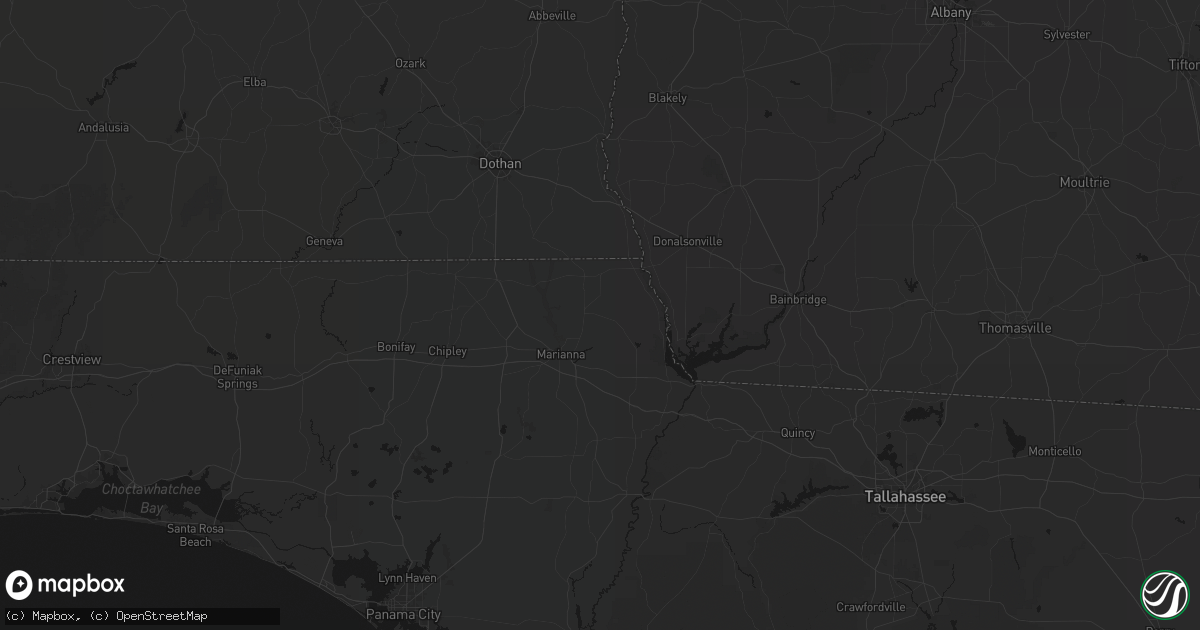 Hail map in Greenwood, FL on May 8, 2026