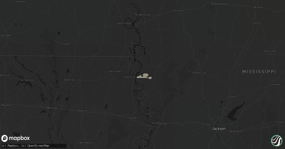 Hail map in Mayersville, MS on May 8, 2026