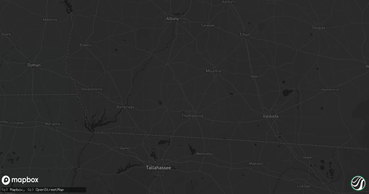 Hail map in Ochlocknee, GA on May 8, 2026