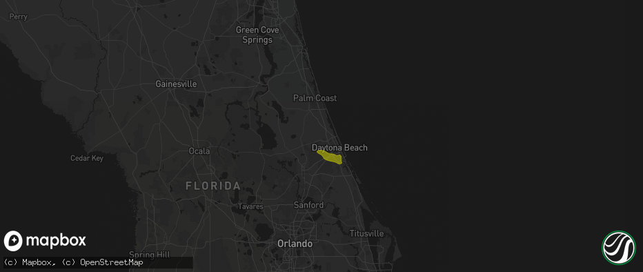 Hail map in Ormond Beach, FL on May 8, 2026
