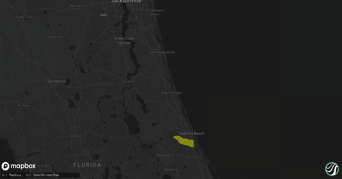 Hail map in Palm Coast, FL on May 8, 2026