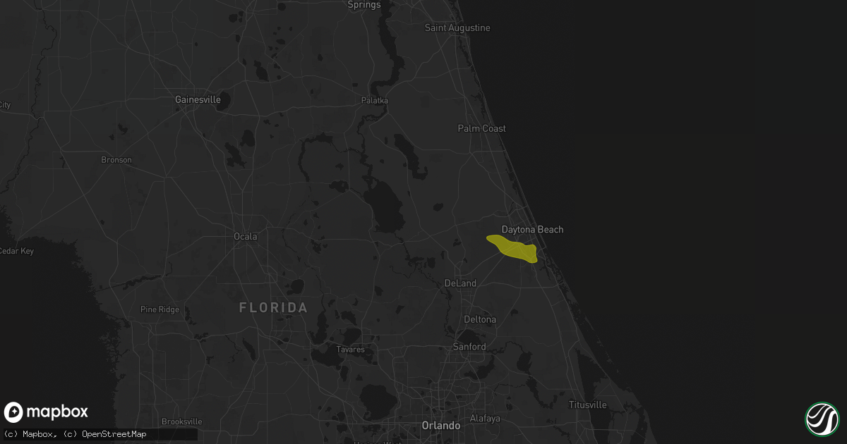 Hail map in Pierson, FL on May 8, 2026