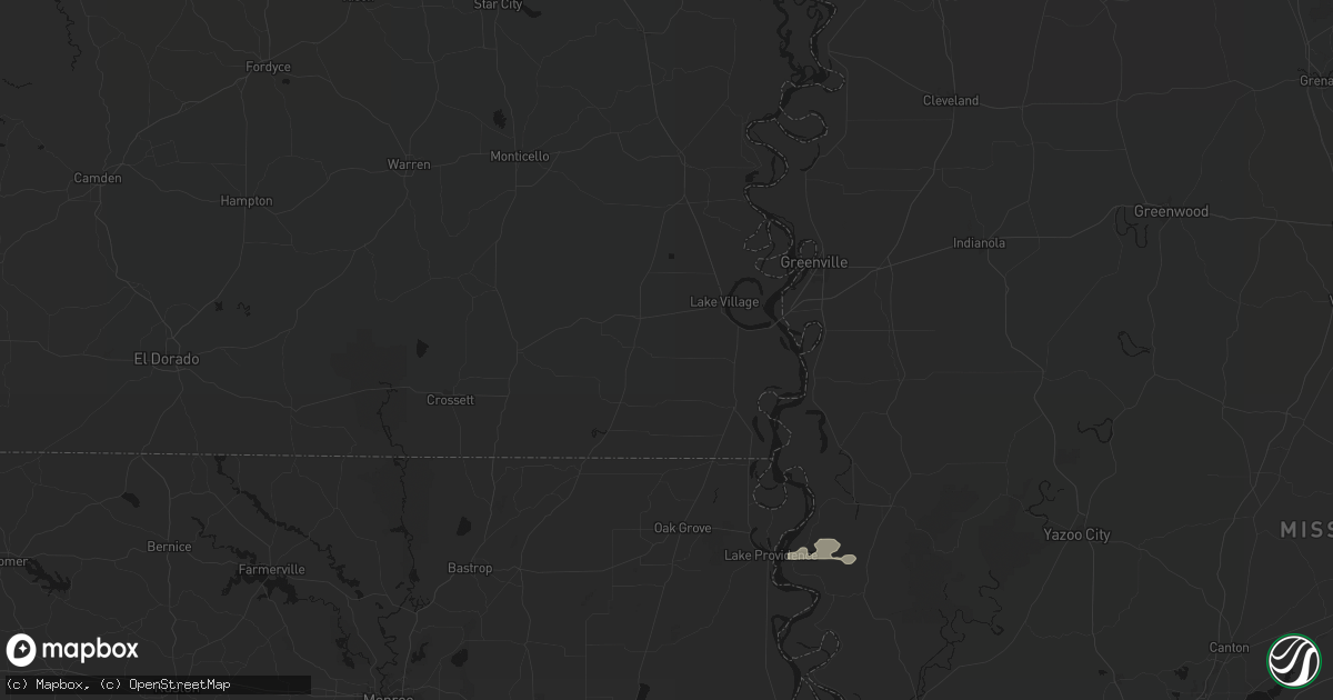 Hail map in Portland, AR on May 8, 2026