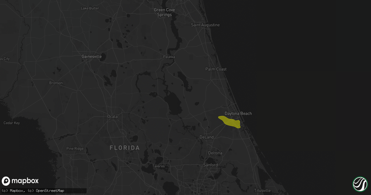 Hail map in Seville, FL on May 8, 2026