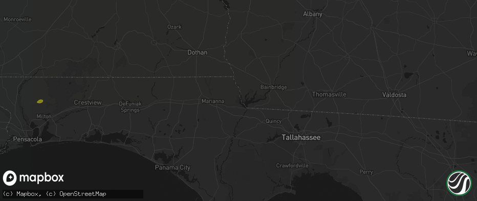 Hail map in Sneads, FL on May 8, 2026