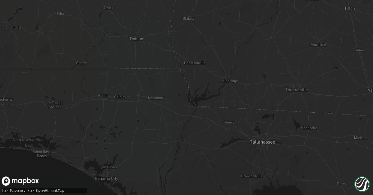 Hail map in Sneads, FL on May 8, 2026