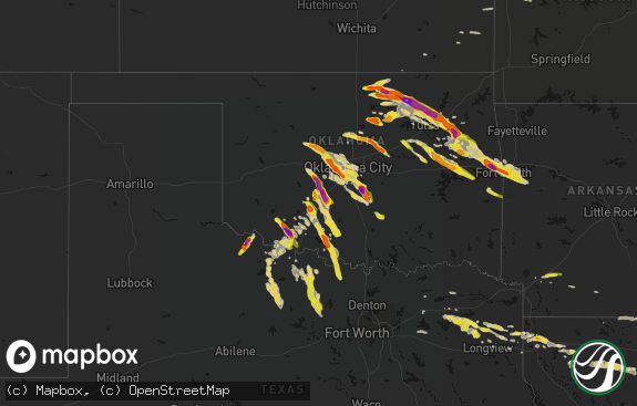 Hail map preview on 05-08-2026
