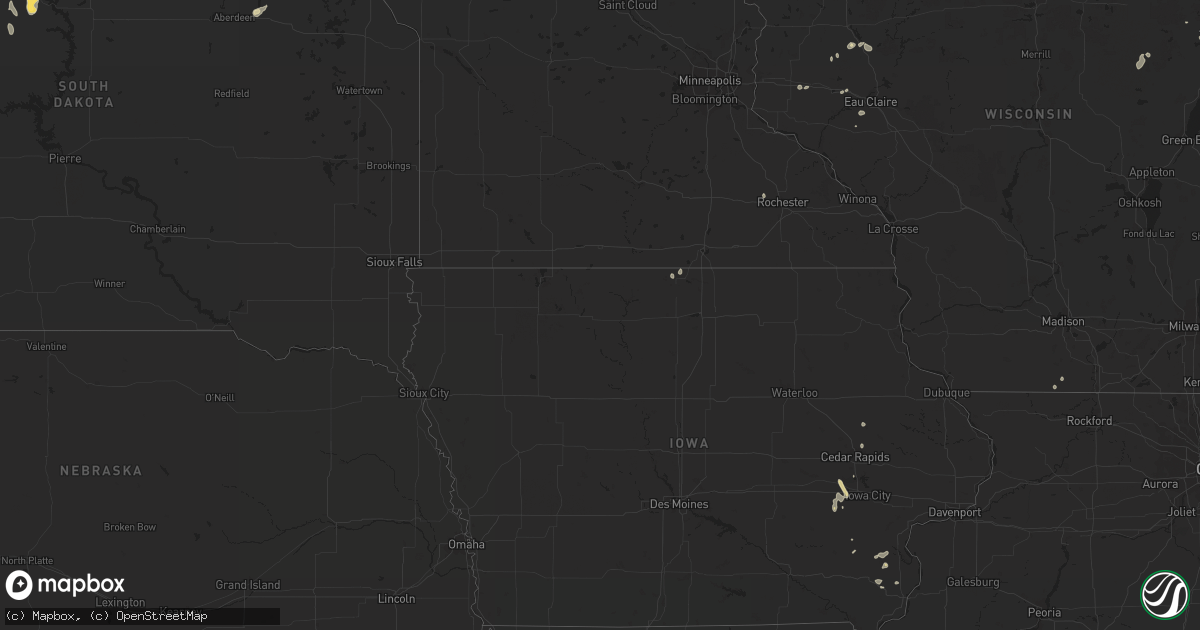 Hail map in Ohio on May 9, 2011
