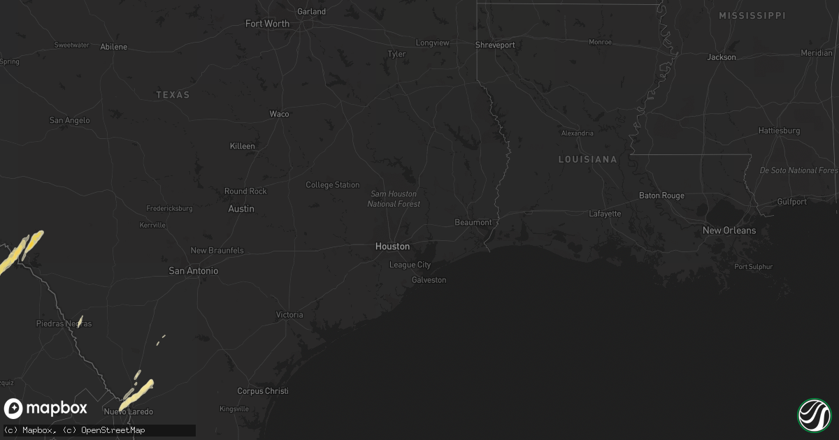 Hail map in Florida on May 9, 2012