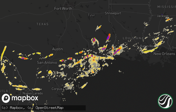 Hail map preview on 05-09-2019