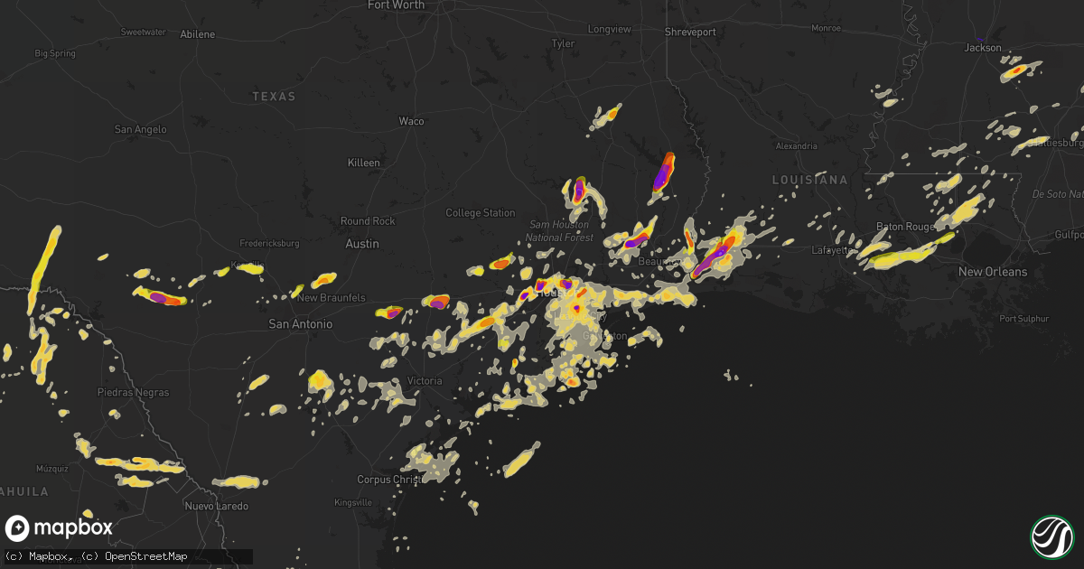 Hail map on May 9, 2019