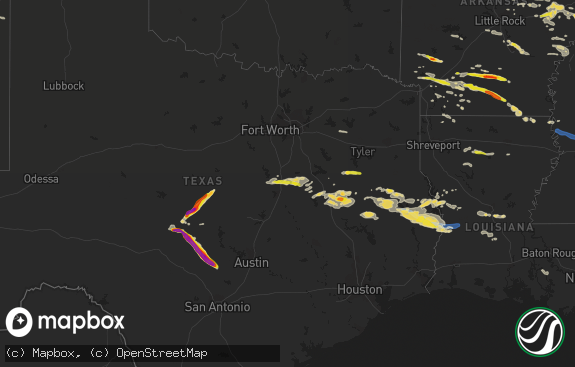 Hail map preview on 05-09-2021